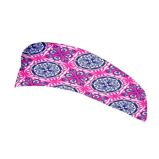 Dizzy Pickle Tracy Pink1 Women's Pickleball Stretchable Headband