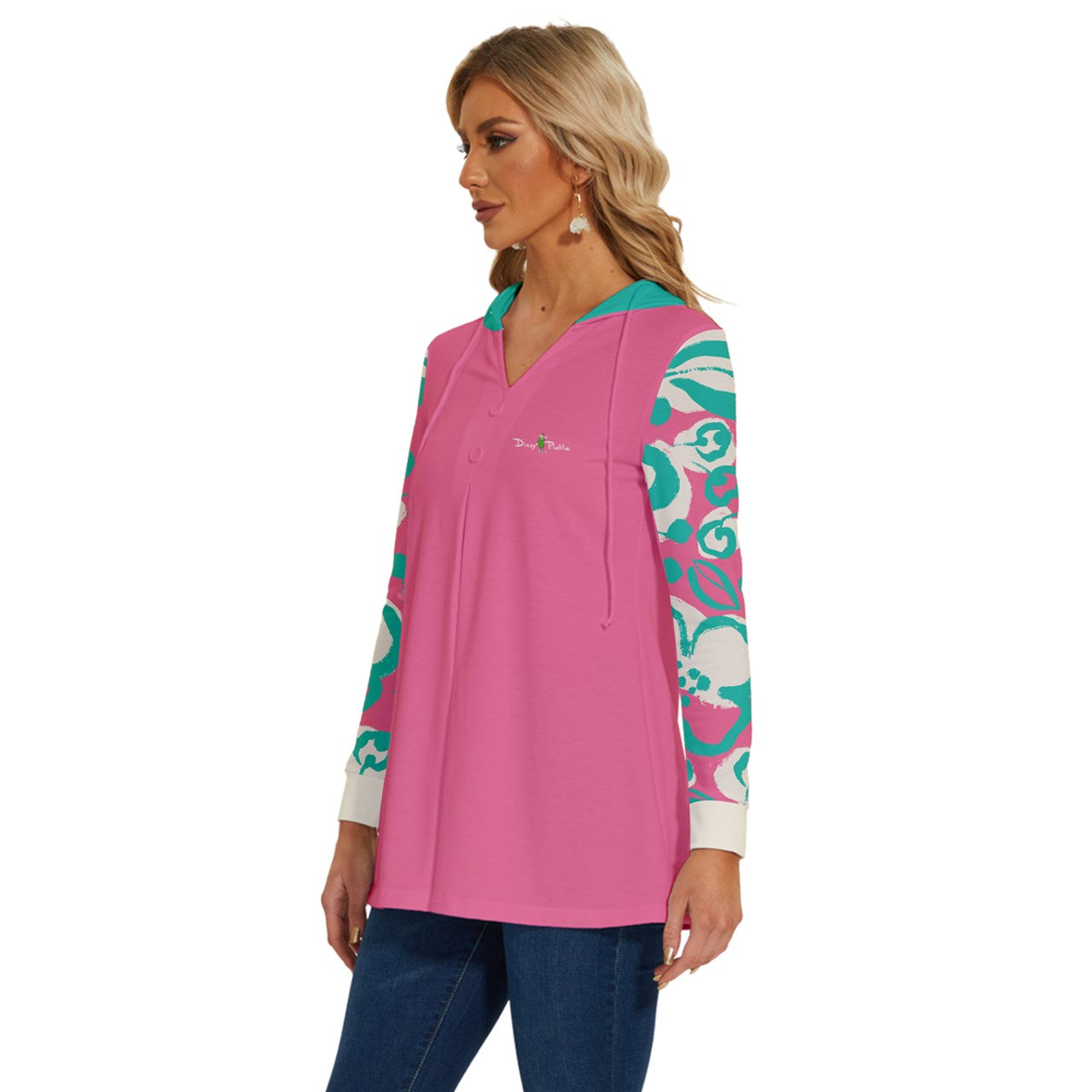 Dizzy Pickle Lesia PSC Women's Pickleball Long Sleeve Drawstring Hooded Top