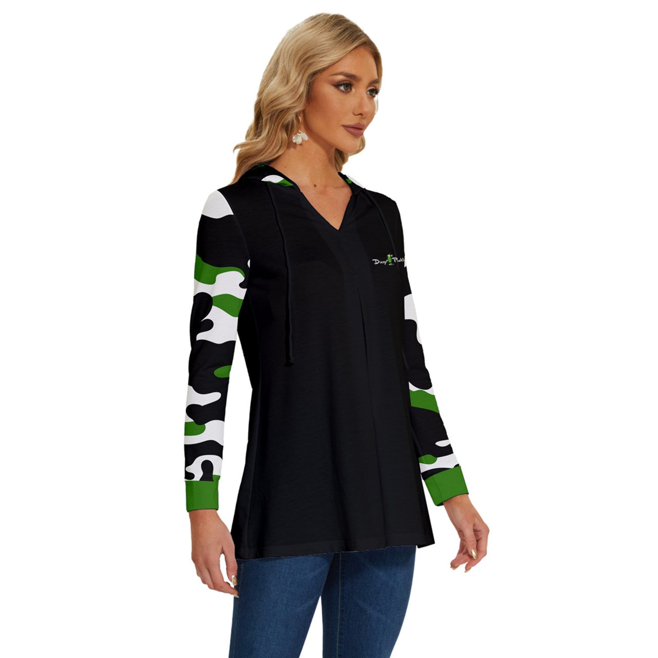 Dizzy Pickle Kati Pickleball Long Sleeve Drawstring Hooded Top