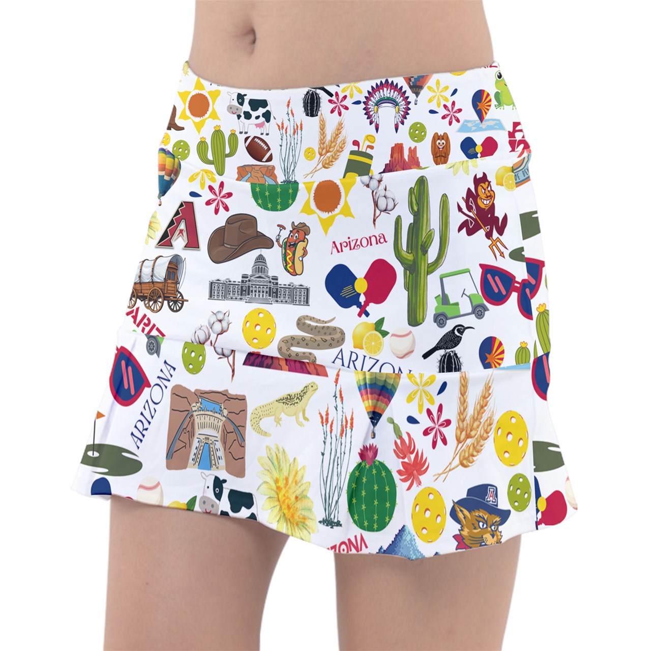 Dizzy Pickle Arizona Women's 15" Classic Pickleball Skort