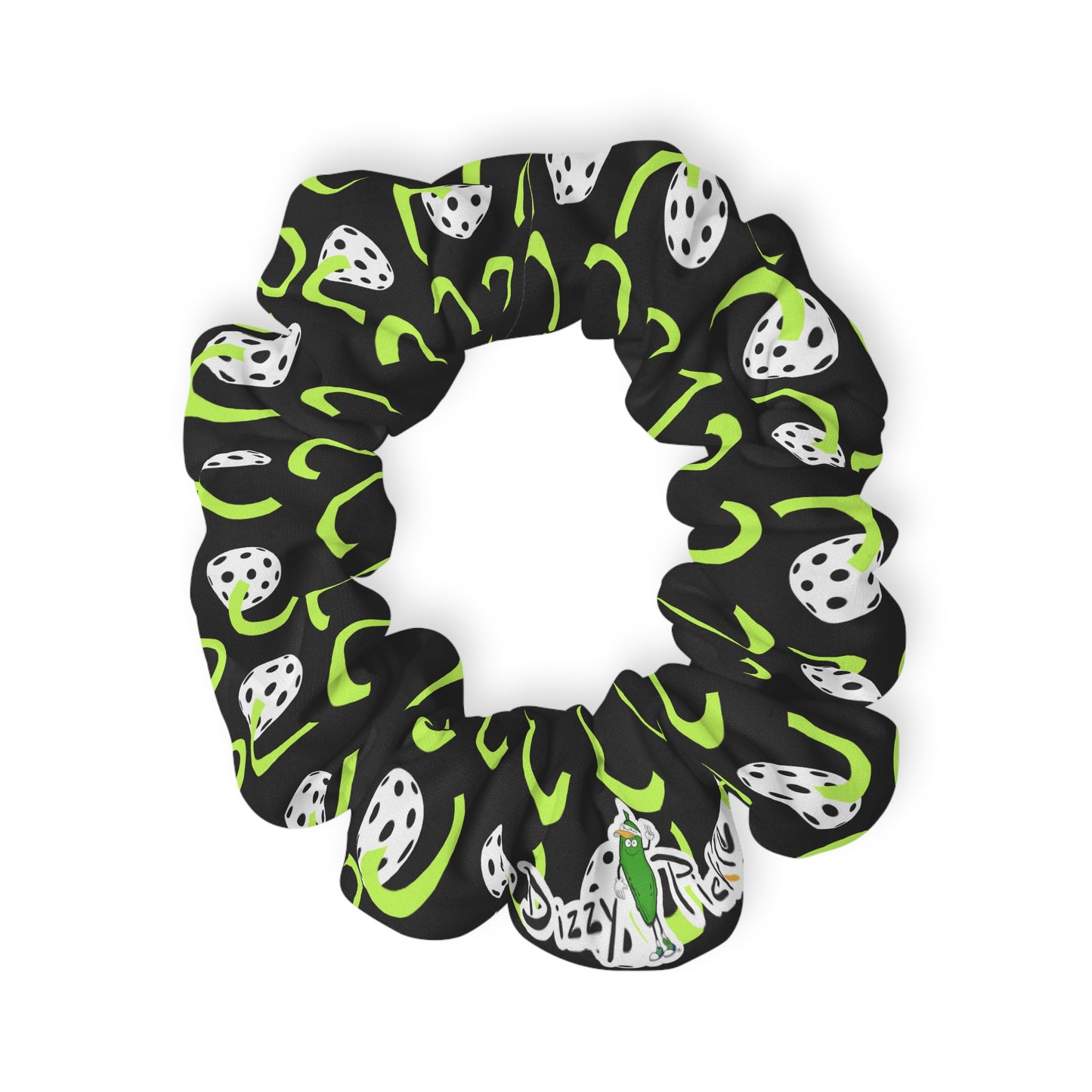 Dizzy Pickle Believe Black Women's Pickleball Scrunchie