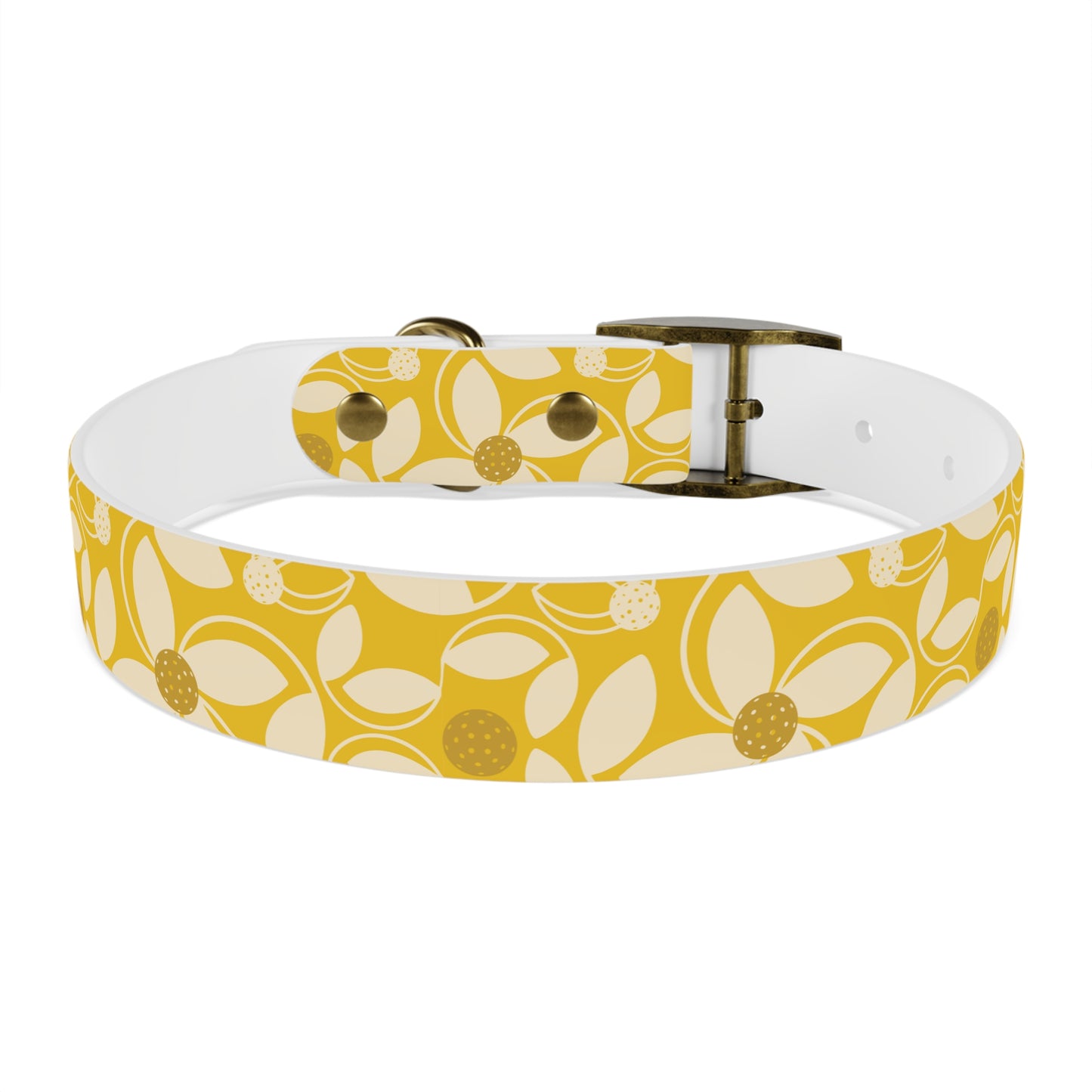 Dizzy Pickle Beth Gold Pickleball Dog Collar