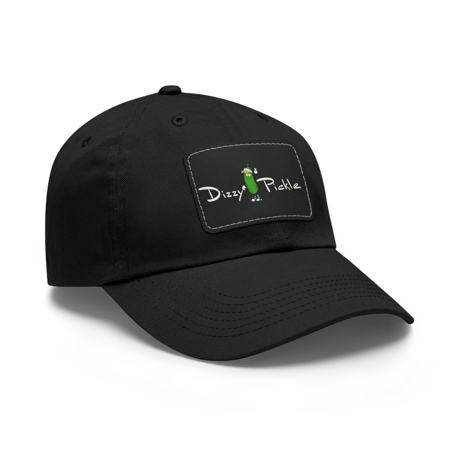 Dizzy Pickle DZY P Classic Unisex low-profile Hat with Leather Patch v2