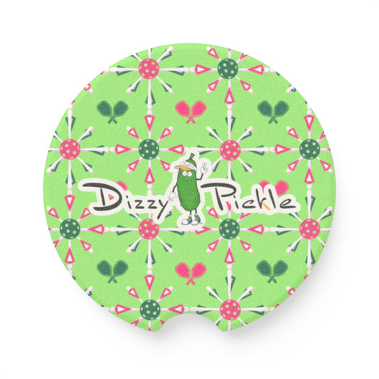 Dizzy Pickle Penny Paddles and Balls PG Soapstone Car Coaster