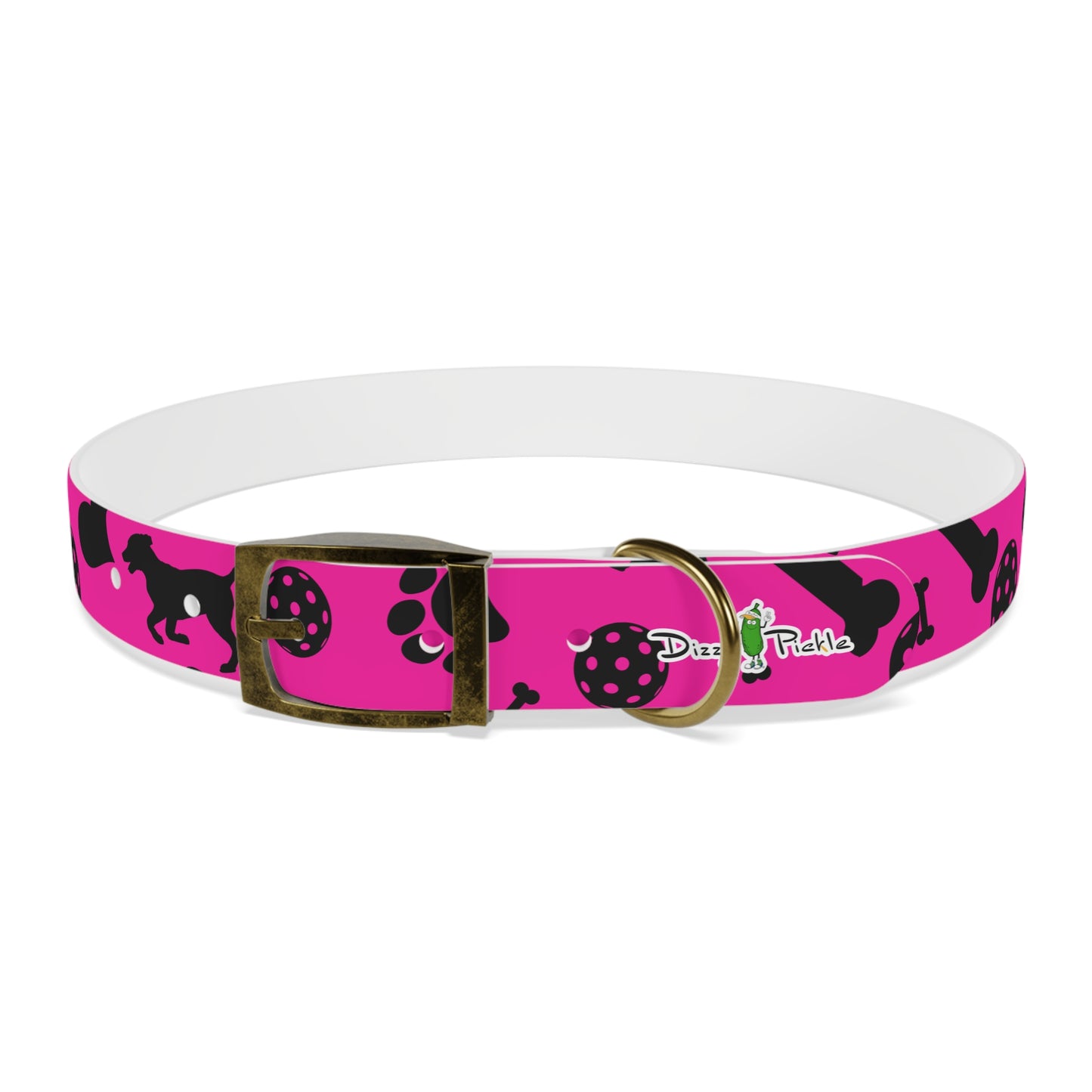 Dizzy Pickle Millie Pink Pickleball Dog Collar