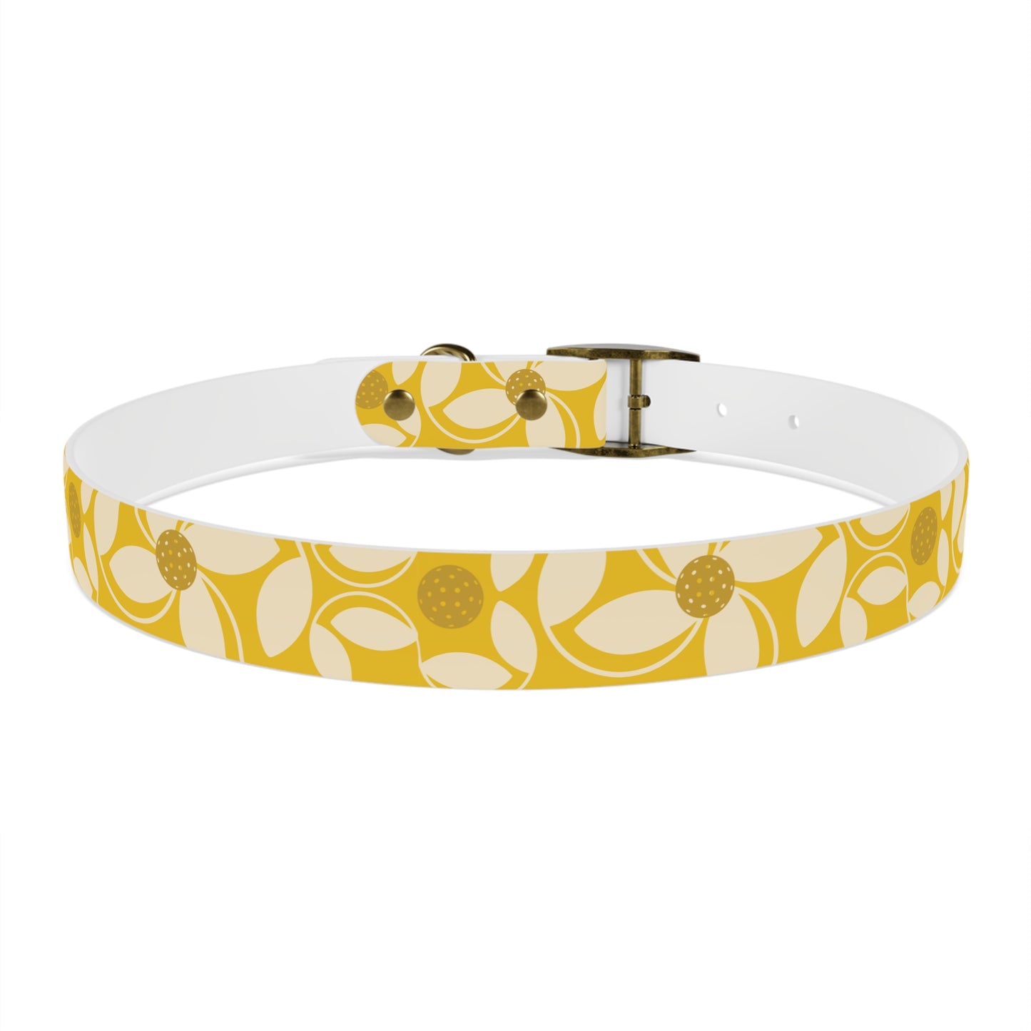 Dizzy Pickle Beth Gold Pickleball Dog Collar