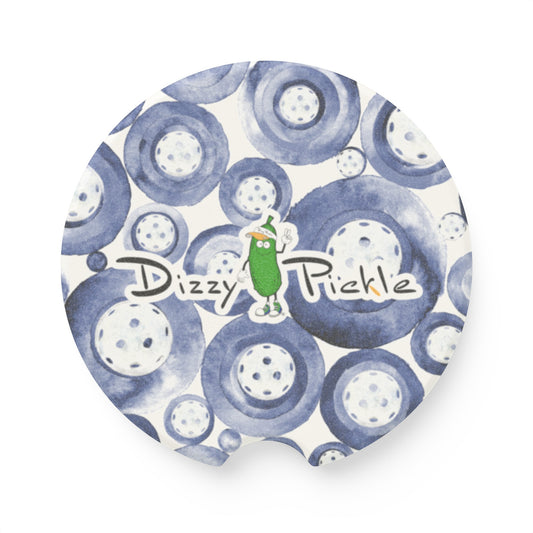 Dizzy Pickle Heidi BW Soapstone Car Coaster