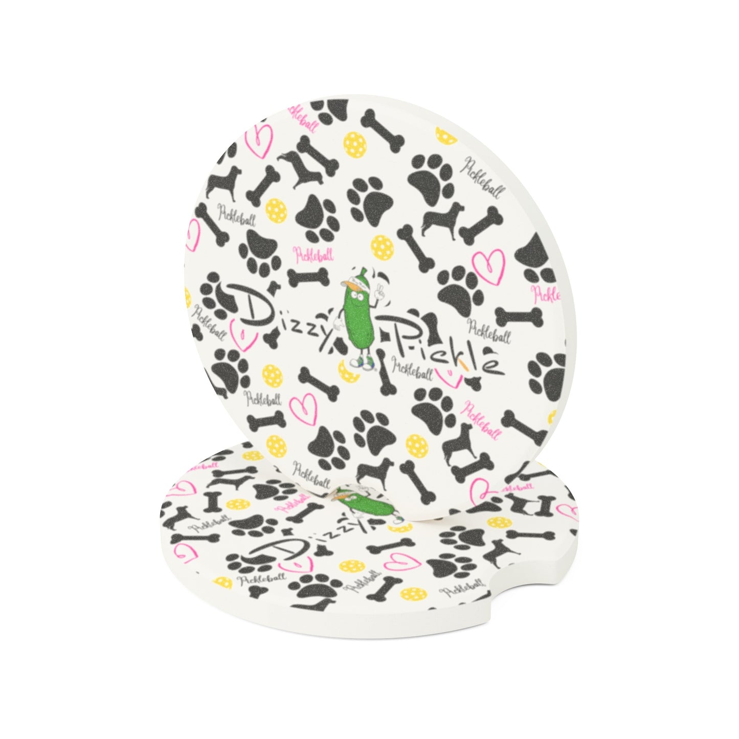 Dizzy Pickle Millie Soapstone Car Coaster