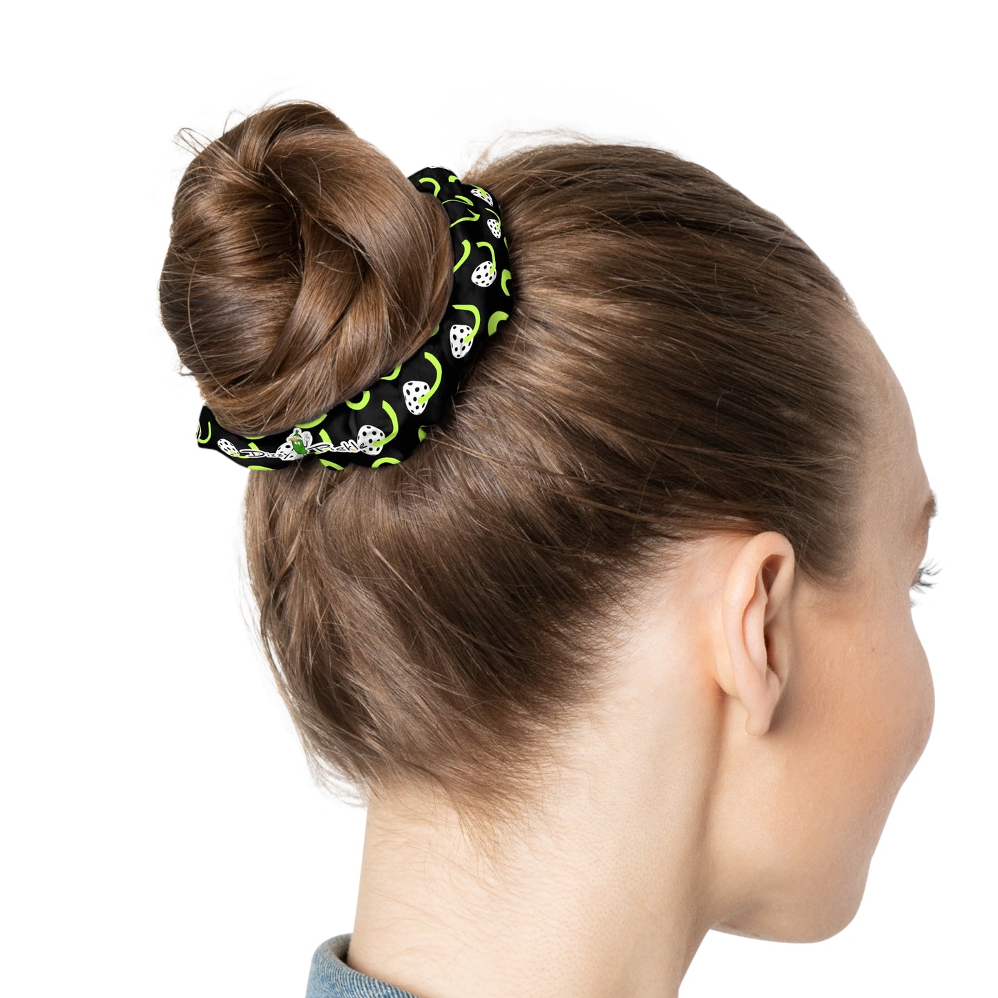 Dizzy Pickle Believe Black Women's Pickleball Scrunchie