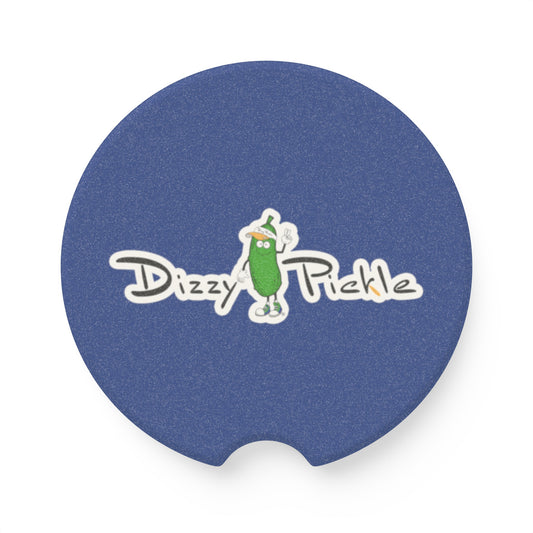 Dizzy Pickle DZY P Classic Navy Blue Soapstone Car Coaster