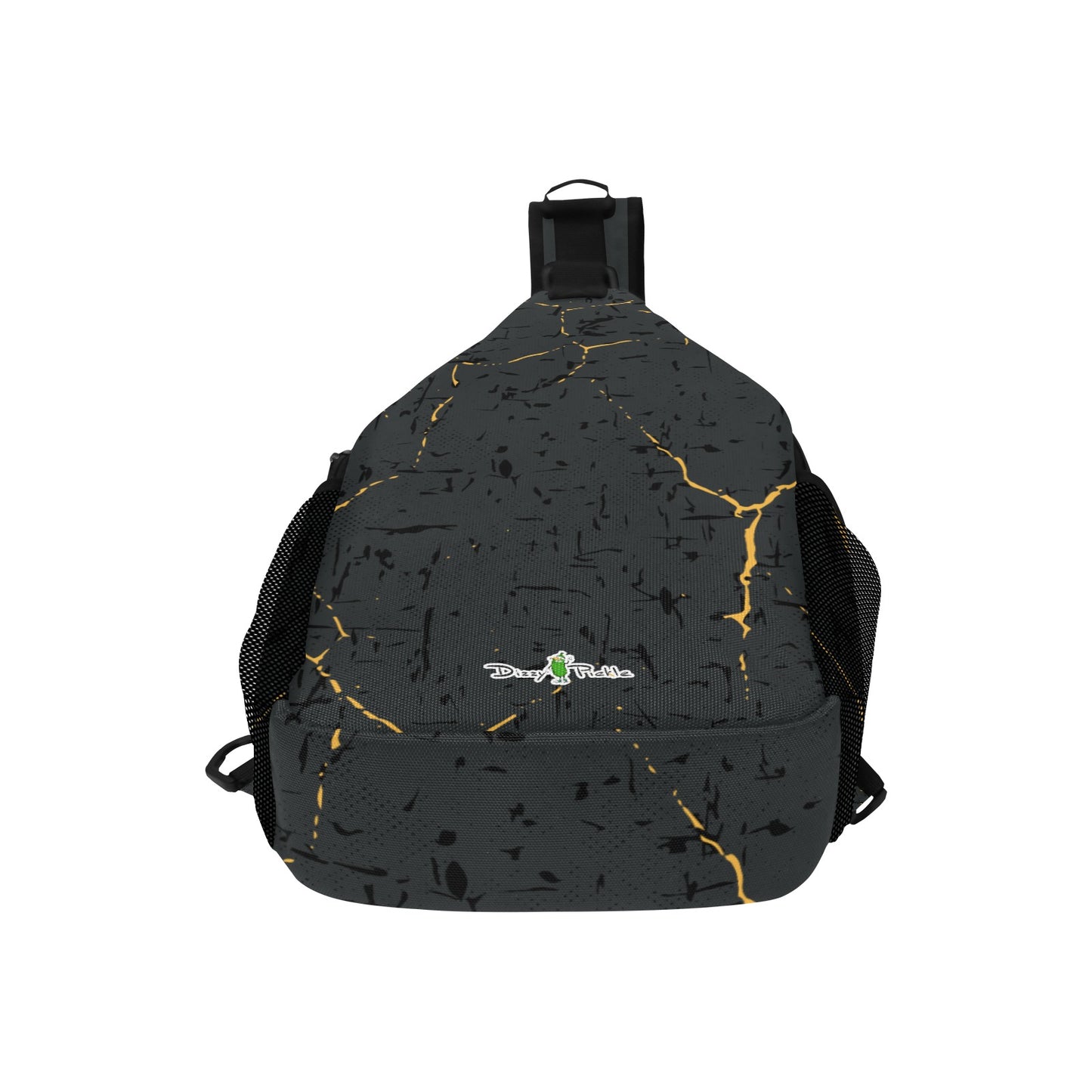 Dizzy Pickle Lynne Black Pickleball Grab-N-Go Crossbody Casual Chest Bag