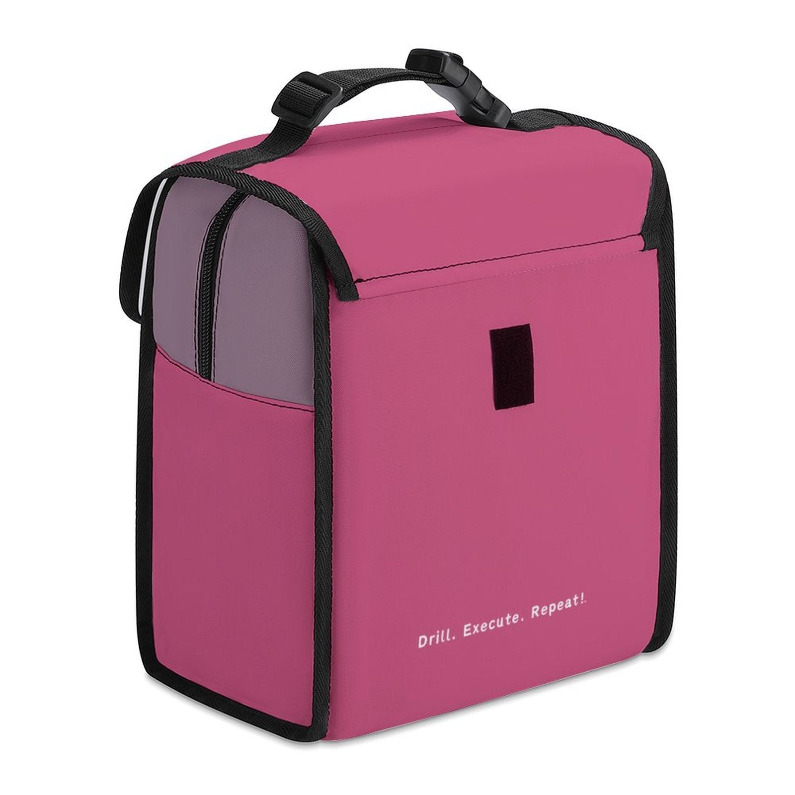 Custom Flip Top Insulated Lunch Bag Thermal Cooler Tote With Handle