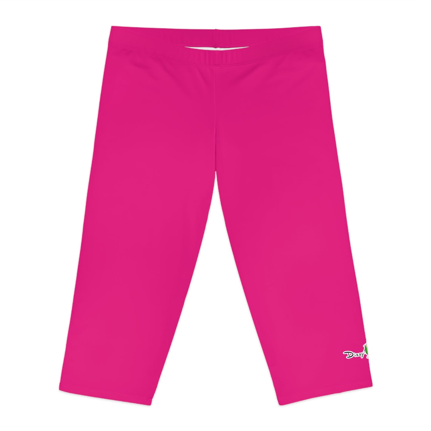 Dizzy Pickle DZY P Classic Hot Pink Women's Pickleball Knee-Length Mid-Rise Capris