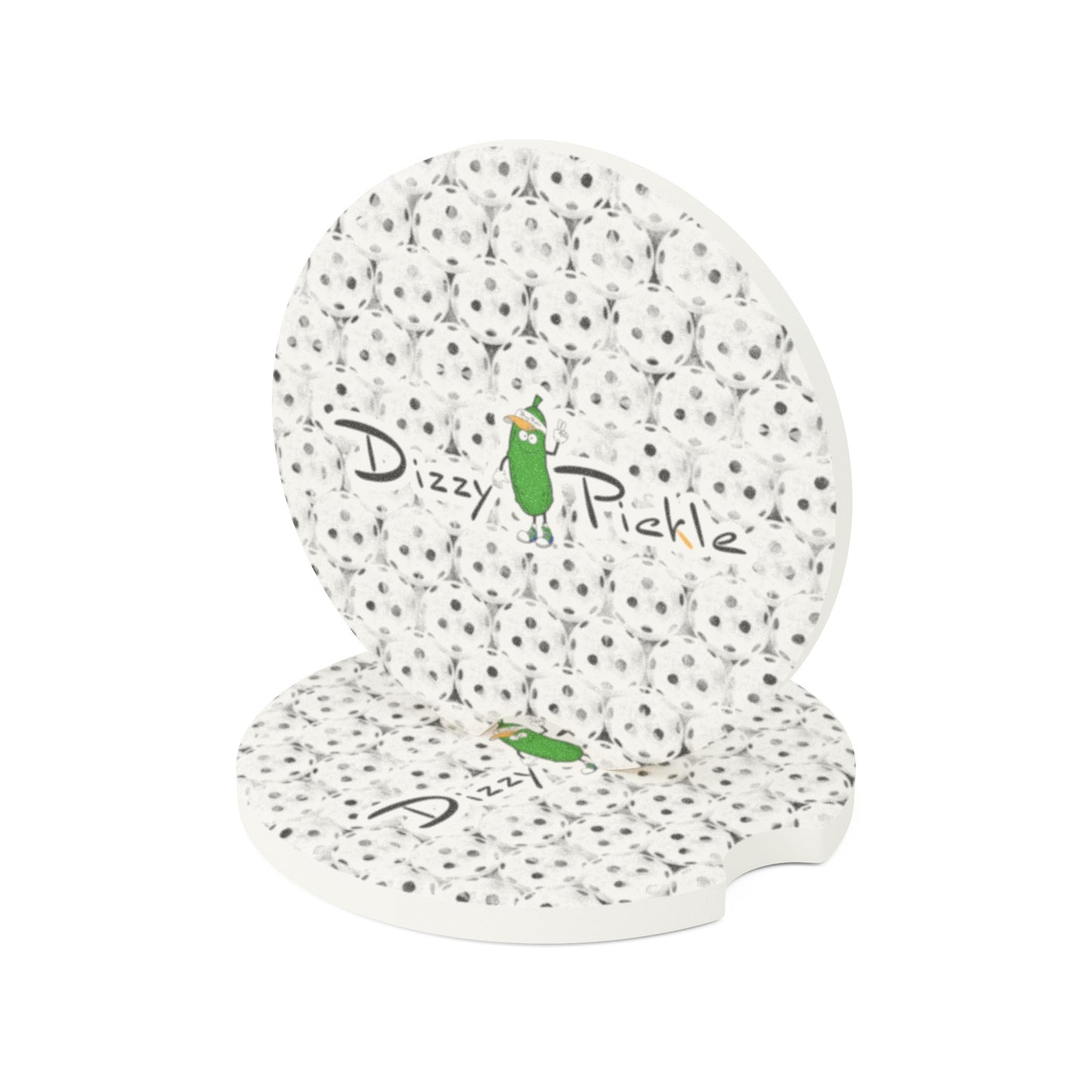 Dizzy Pickle Heidi BKW Balls Soapstone Car Coaster