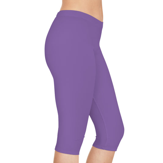 Dizzy Pickle DZY P Classic Lavender Women's Pickleball Knee-Length Mid-Rise Capris