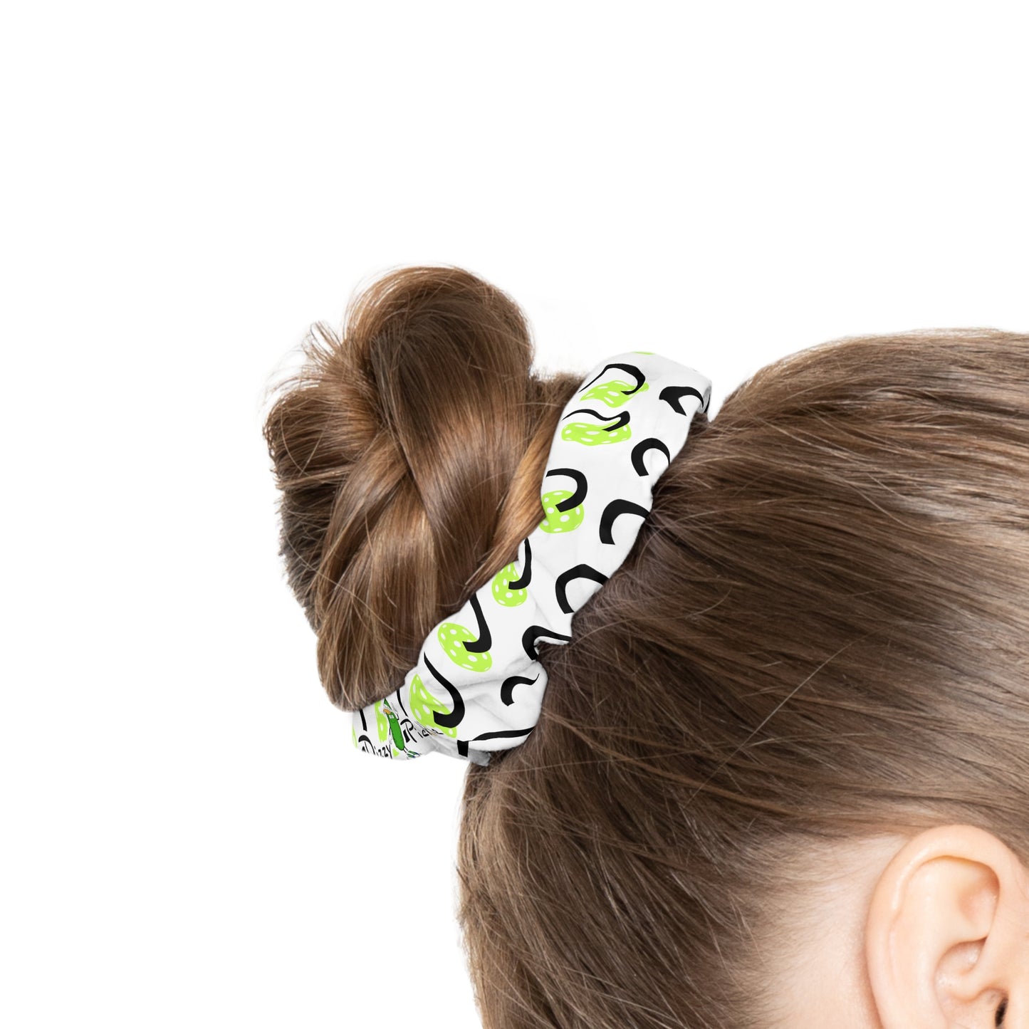 Dizzy Pickle Believe White Women's Pickleball Scrunchie