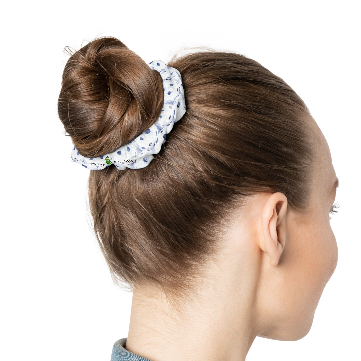 Dizzy Pickle Heidi BW Balls Women's Pickleball Scrunchie