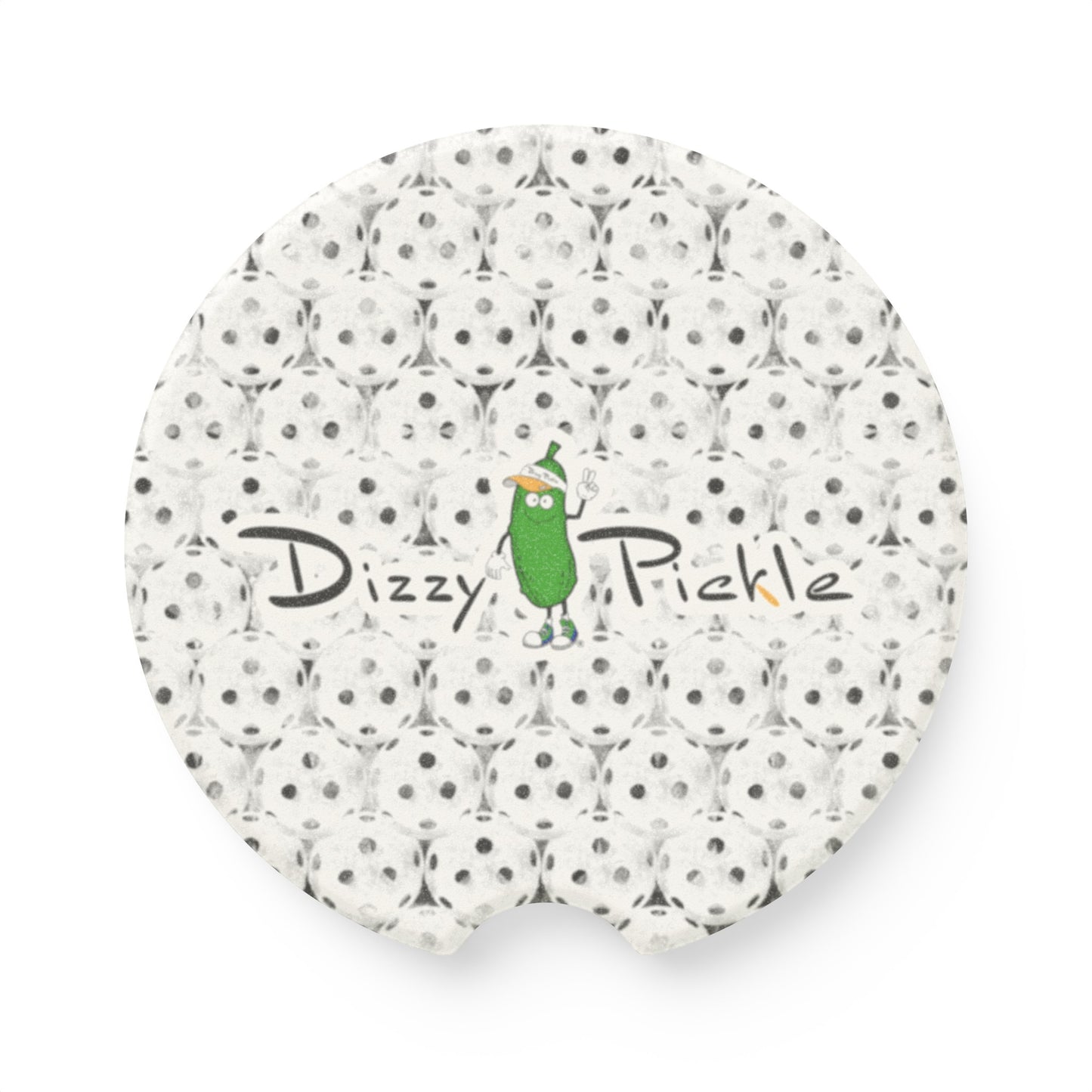 Dizzy Pickle Heidi BKW Balls Soapstone Car Coaster