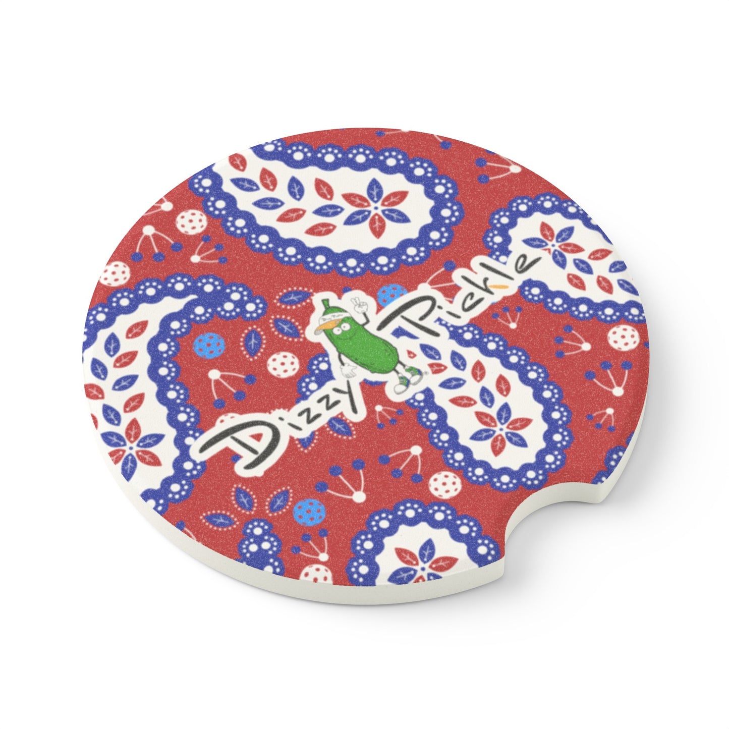 Dizzy Pickle Martha Soapstone Car Coaster