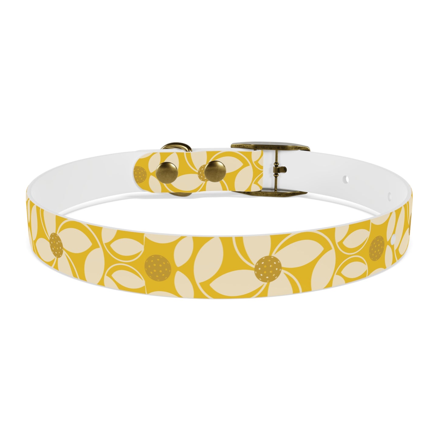 Dizzy Pickle Beth Gold Pickleball Dog Collar