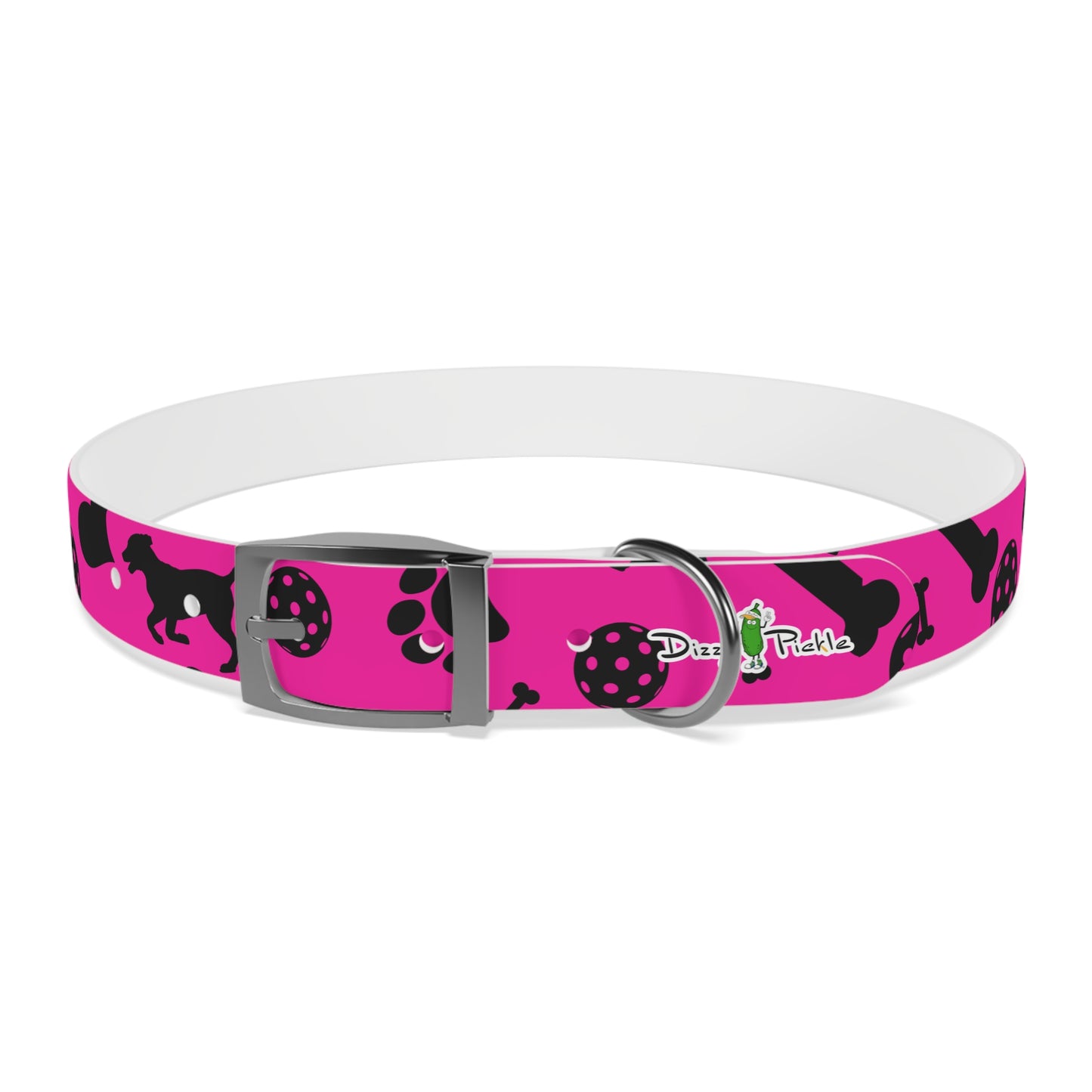 Dizzy Pickle Millie Pink Pickleball Dog Collar