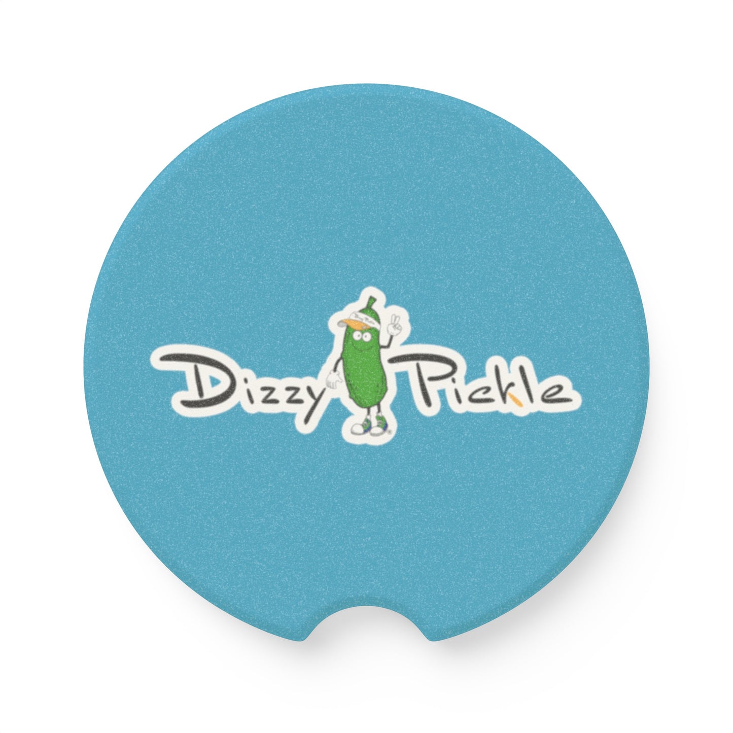 Dizzy Pickle DZY P Classic Turquoise Soapstone Car Coaster