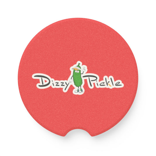 Dizzy Pickle DZY P Classic Red Soapstone Car Coaster