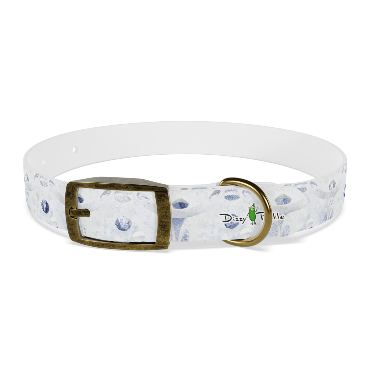 Dizzy Pickle Heidi BW Balls Pickleball Dog Collar