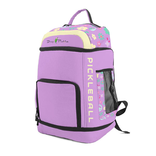 Dizzy Pickle Hope Lavender Large Courtside Pickleball Multi-Compartment Backpack with Adjustable Straps