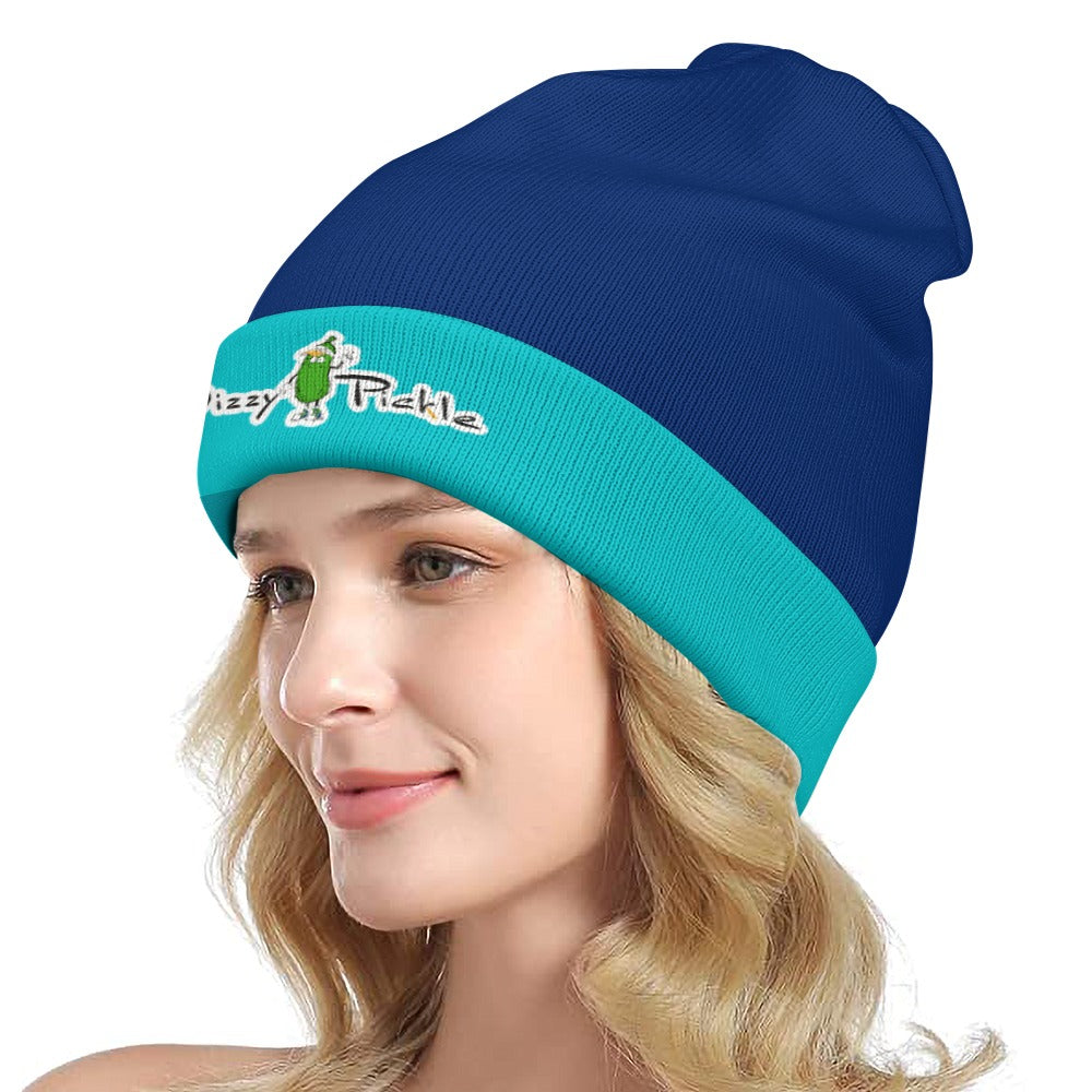 Dizzy Pickle DZY P Classic Navy/Teal Unisex Knitted Beanie