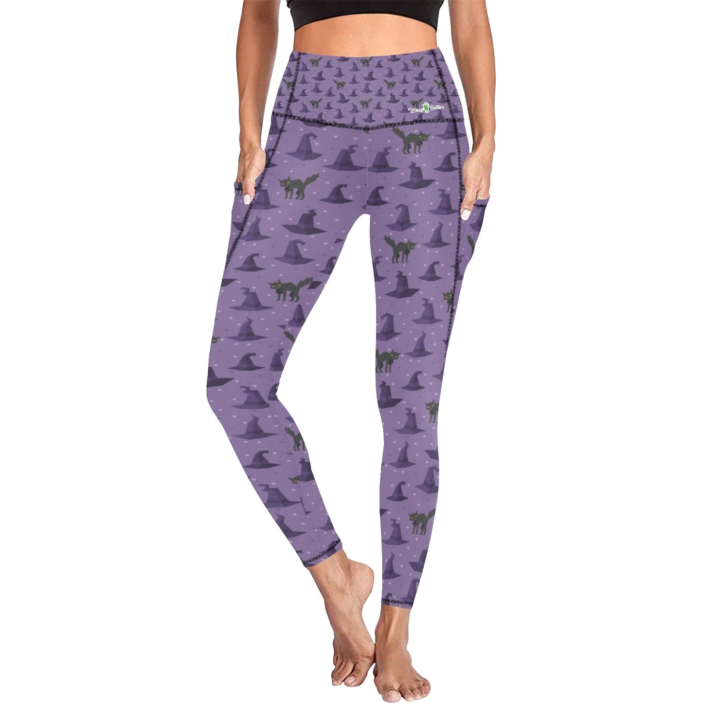 Dizzy Pickle Halloween 103112 Women's Pickleball Performance Leggings (Ankle Length, High-Waisted, & Two Side Pockets)