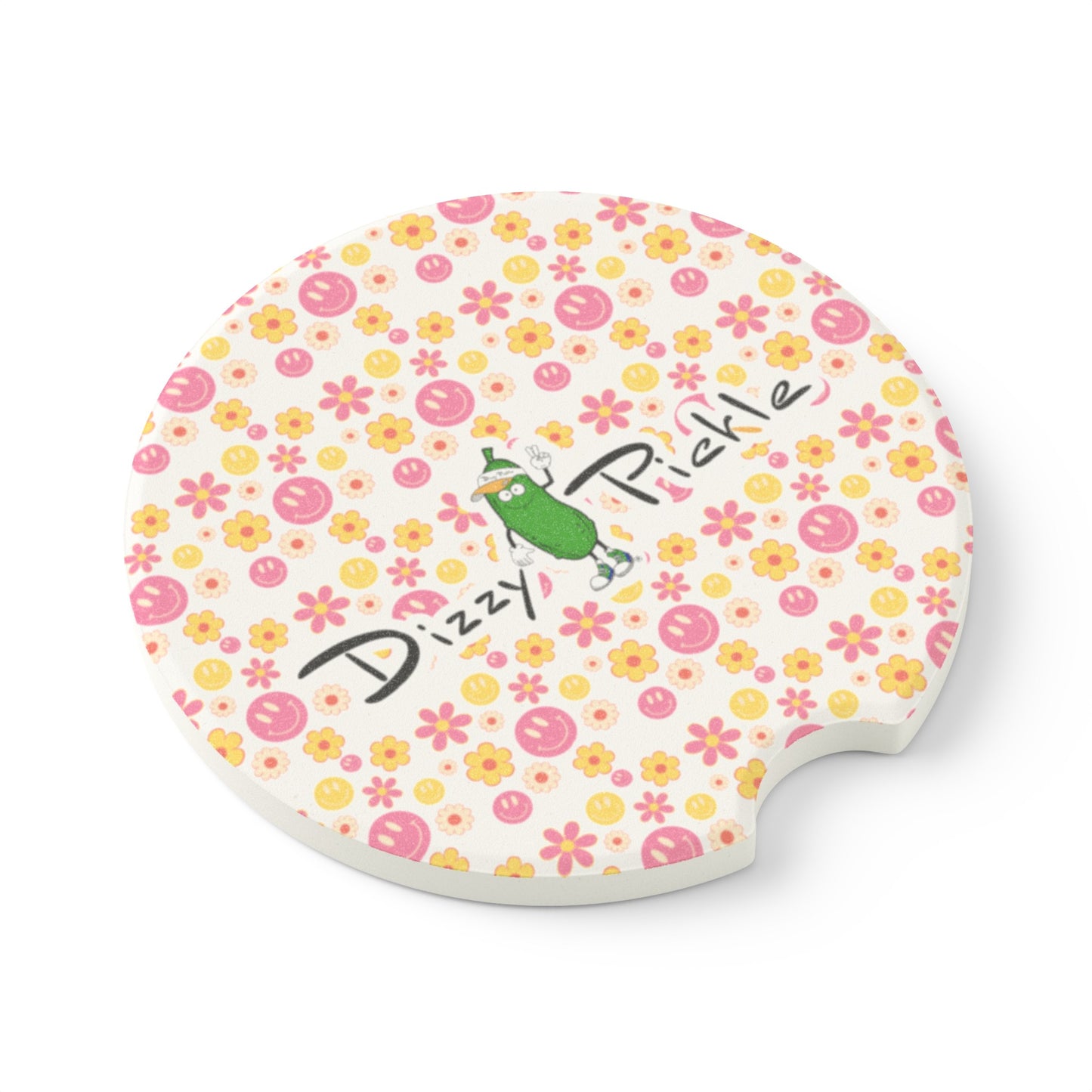 Dizzy Pickle Joy Soapstone Car Coaster