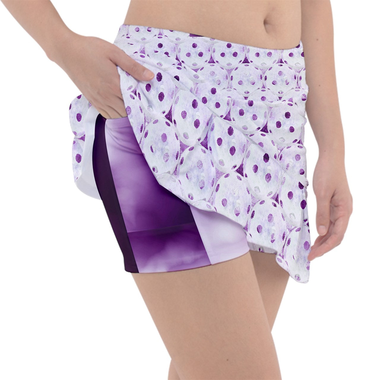 Dizzy Pickle Heidi MW Balls Classic Women's 15" Pickleball Drop-Pleat Skorts with Inner Shorts & Pockets