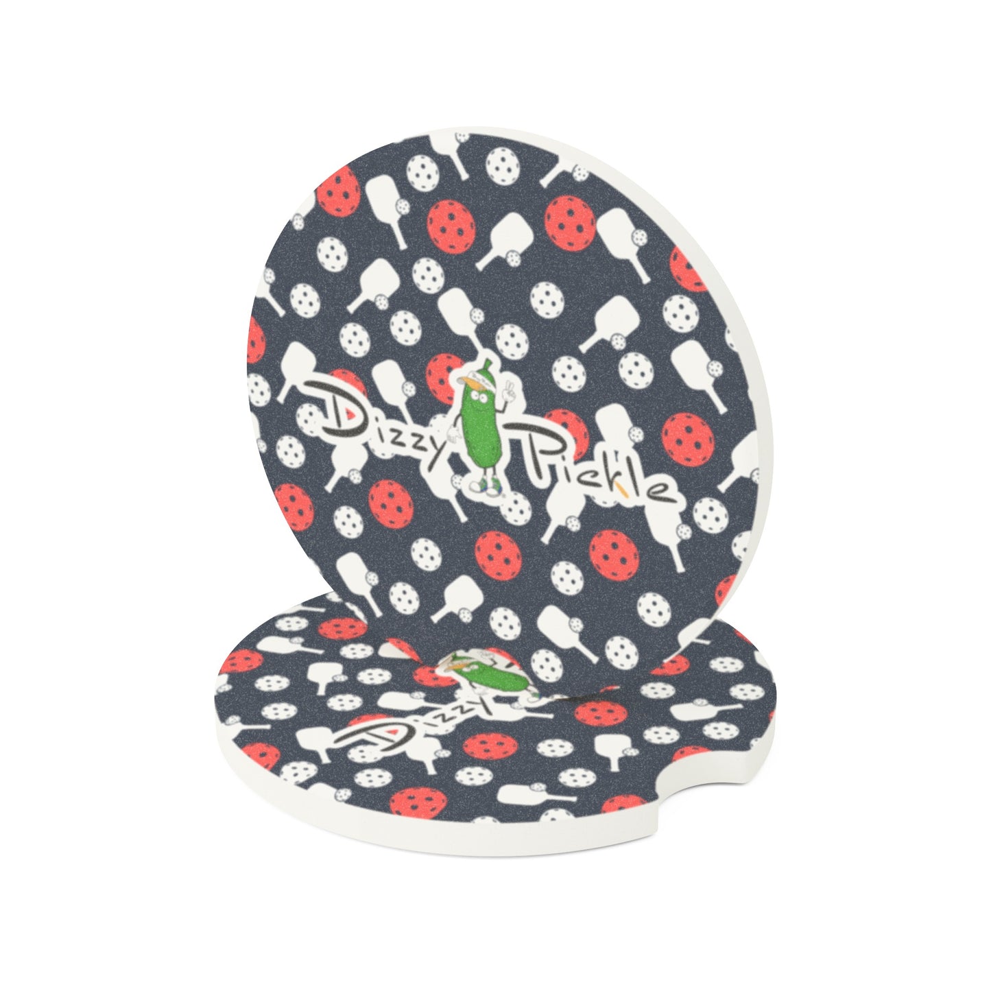 Dizzy Pickle Van Mini Paddles and Balls Soapstone Car Coaster