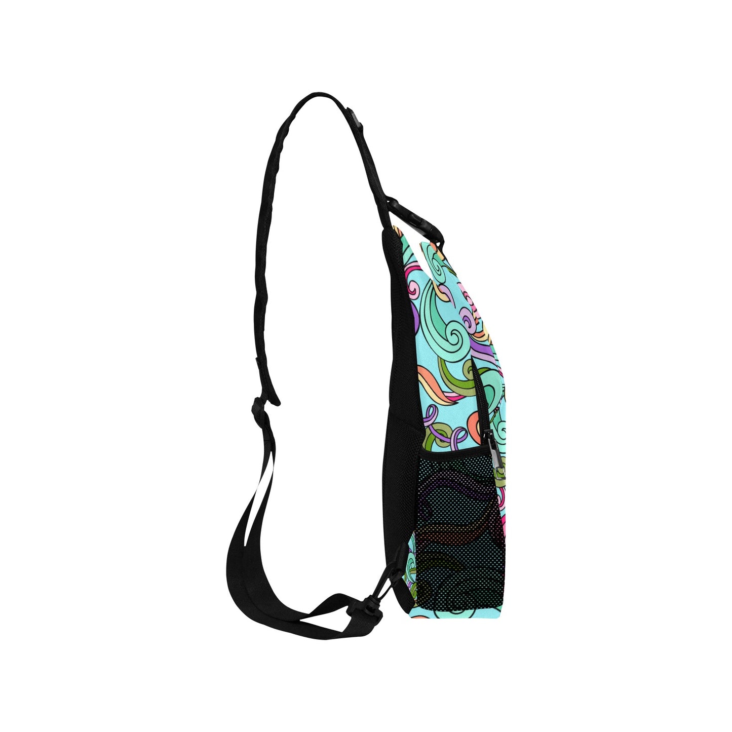 Dizzy Pickle Anna Blue Pickleball Grab-N-Go Crossbody Casual Chest Bag