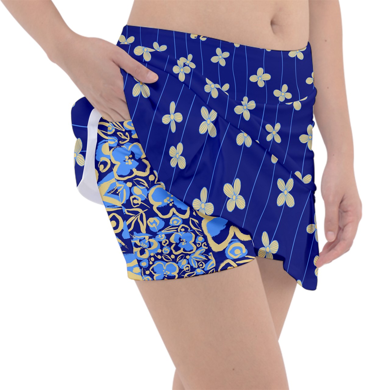 Dizzy Pickle Lesia BYB Blossom Women's Pickleball Classic Skort with Inner Shorts and Pockets