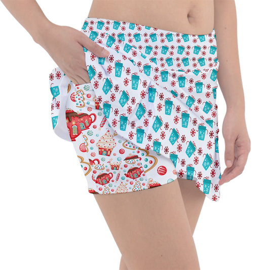 Dizzy Pickle Christmas Treats Women's Pickleball Classic 15" Pickleball Skort with Inner Shorts