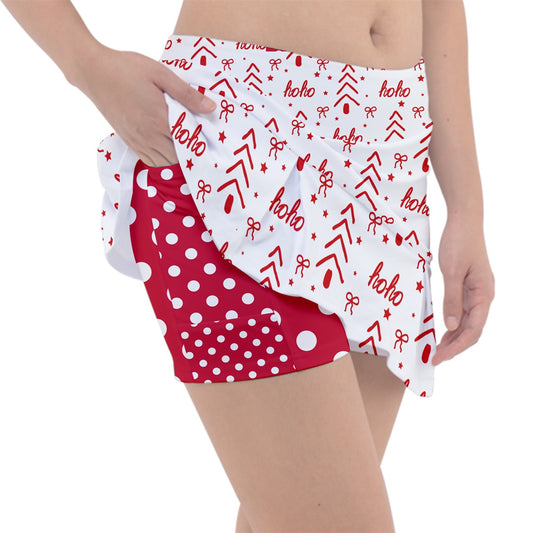 Dizzy Pickle Christmas Rejoice Women's Pickleball Classic 15" Pickleball Skort with Inner Shorts