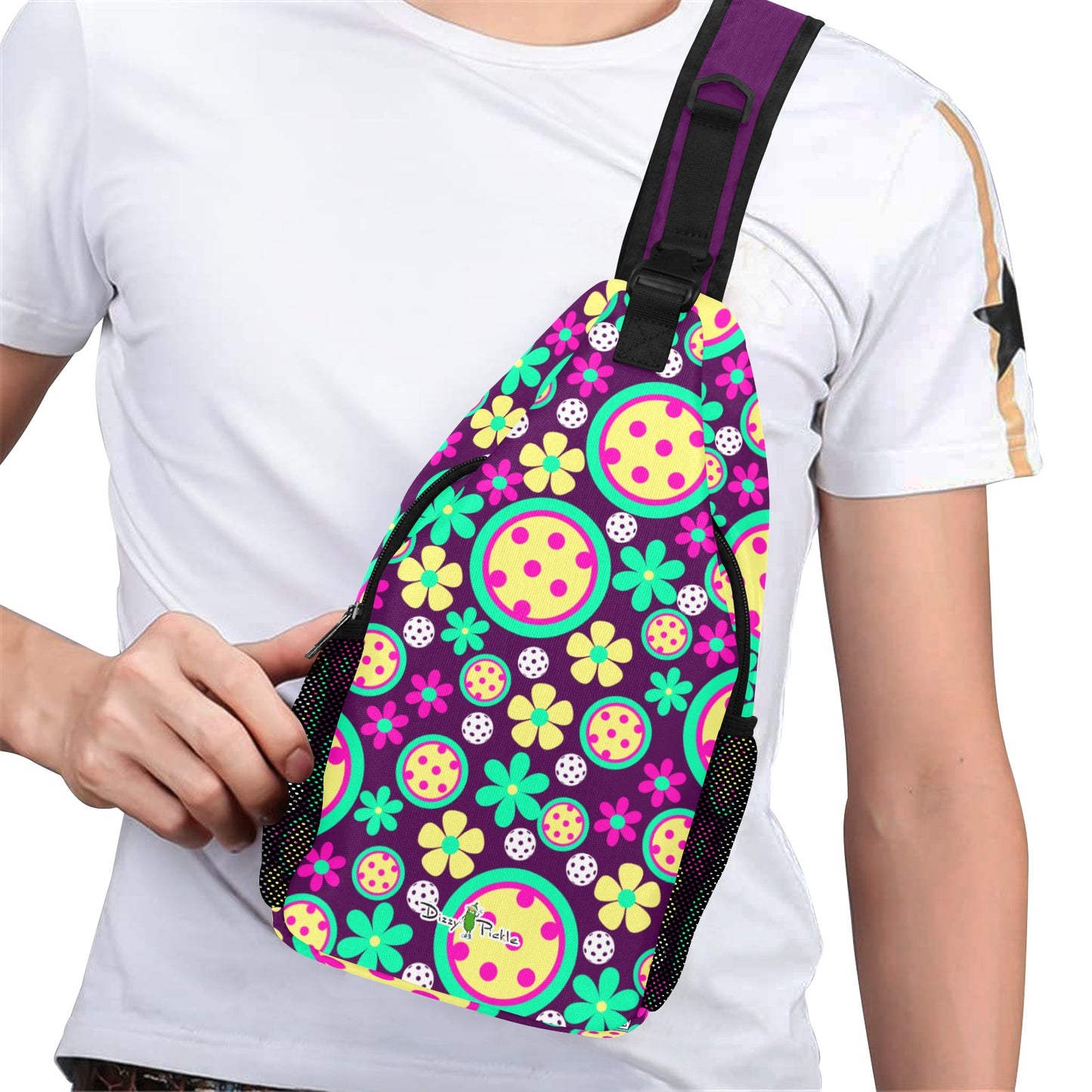 Dizzy Pickle Charlotte Pickleball Grab-N-Go Crossbody Casual Chest Bag