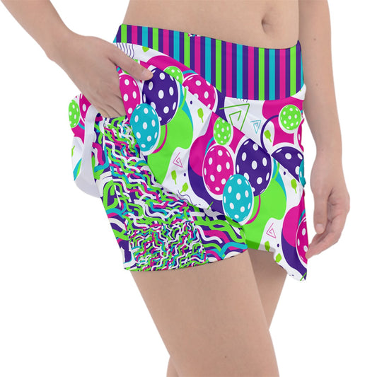 MEDIUM Dizzy Pickle Diana Main Classic Women's 15" Pickleball Pleated Skorts with Inner Shorts & Pockets