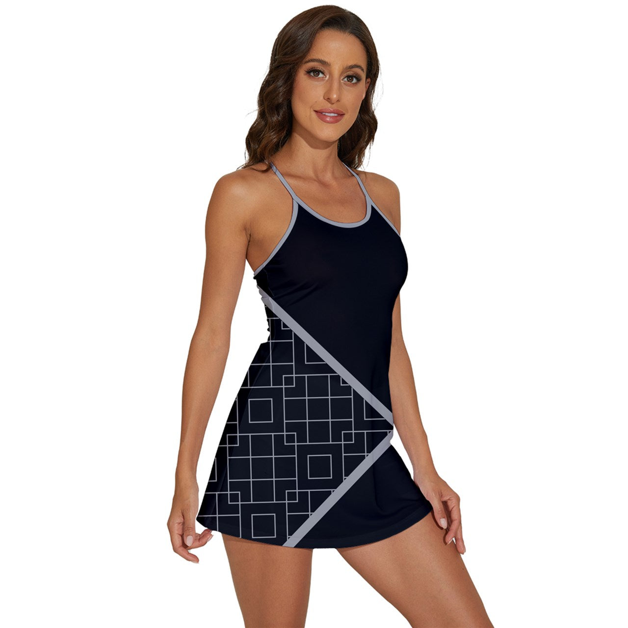 Dizzy Pickle Lisa BG Matrix Women's Pickleball 2-in-1 Elite Performance Skirt with Inner Shorts