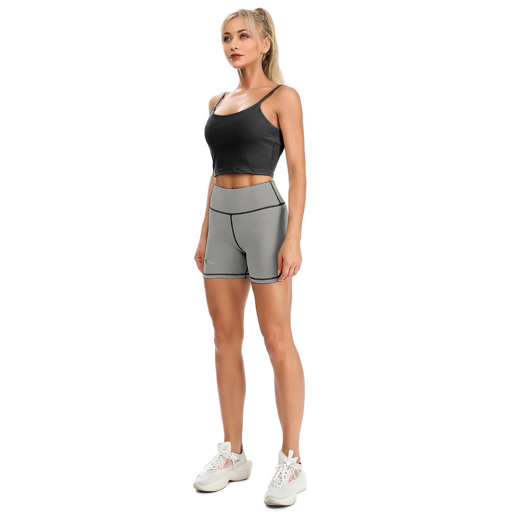 Dizzy Pickle DZY P Classic Dark Gray Women's Comfortable Skinny Sports Yoga Shorts