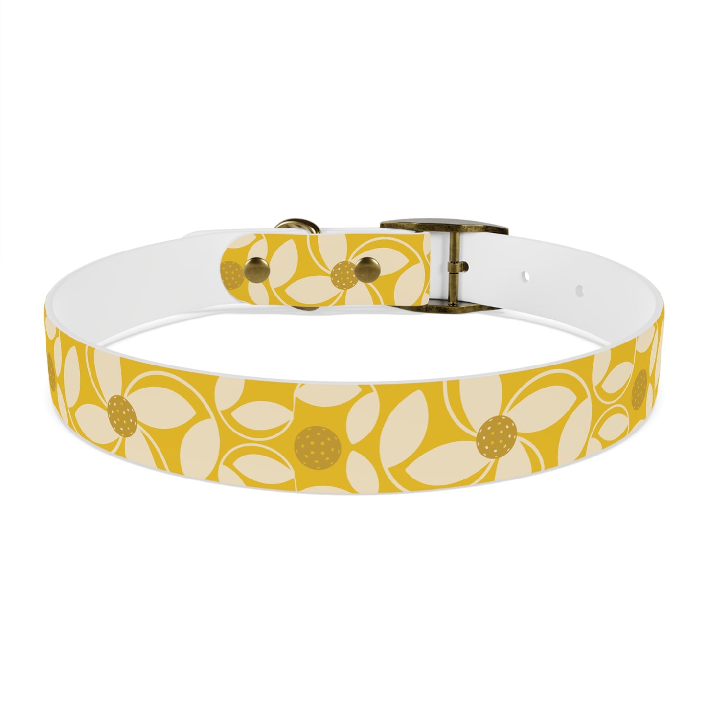 Dizzy Pickle Beth Gold Pickleball Dog Collar