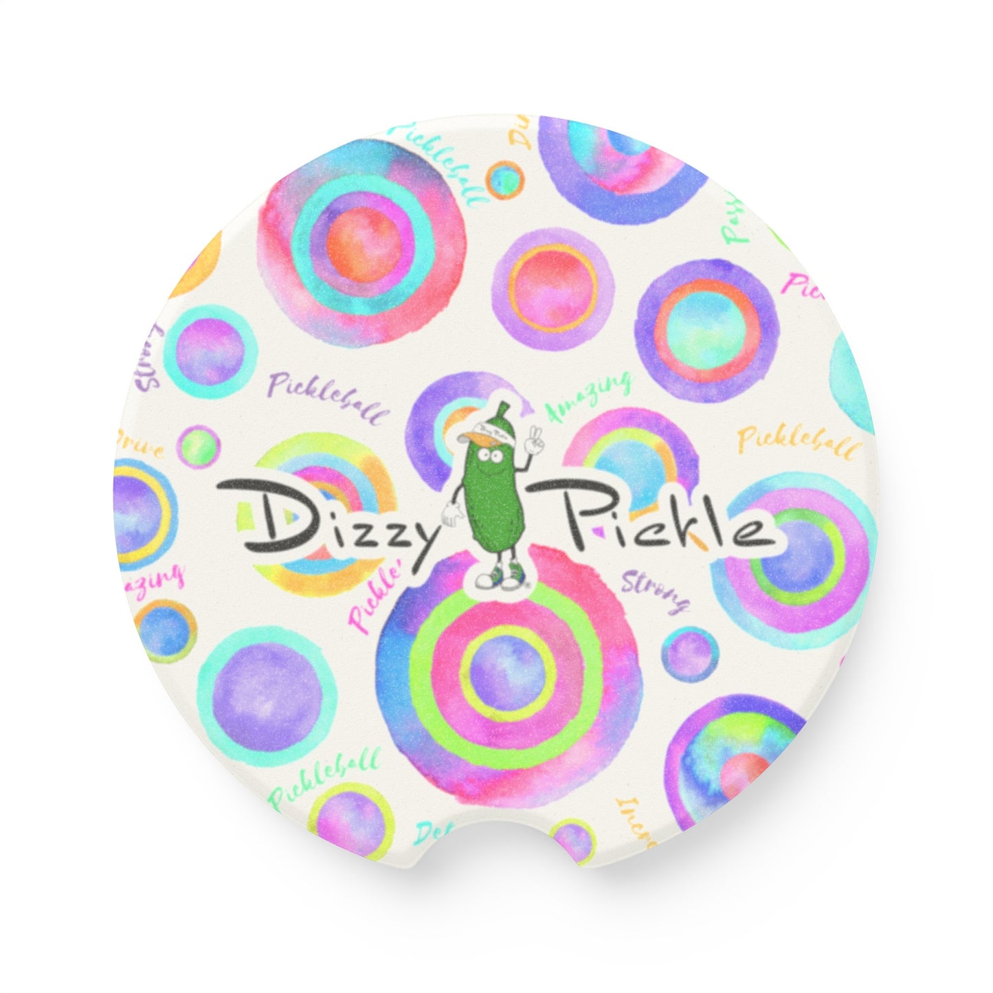 Dizzy Pickle Emily Empowered Soapstone Car Coaster