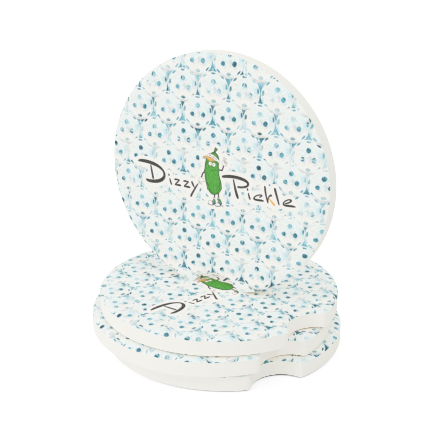 Dizzy Pickle Heidi TW Balls Soapstone Car Coaster