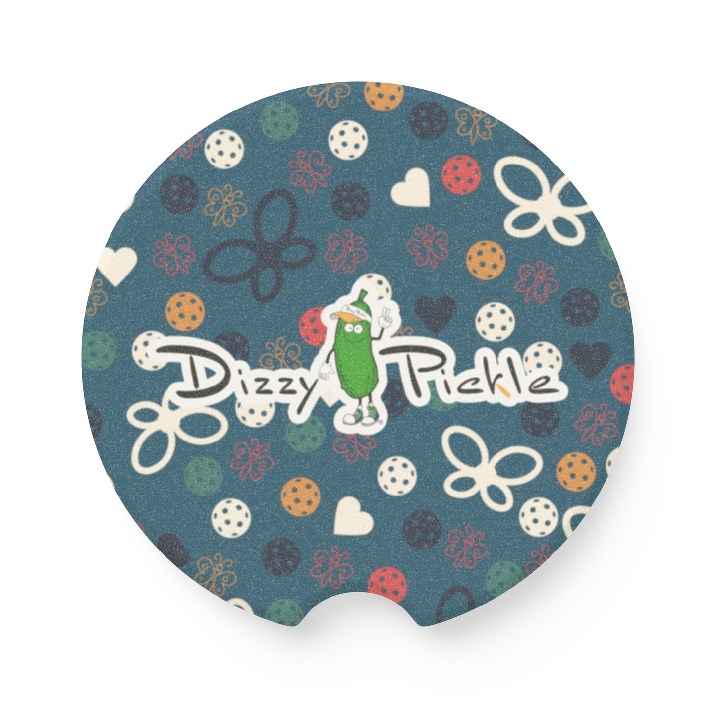 Dizzy Pickle Penny Blues Soapstone Car Coaster