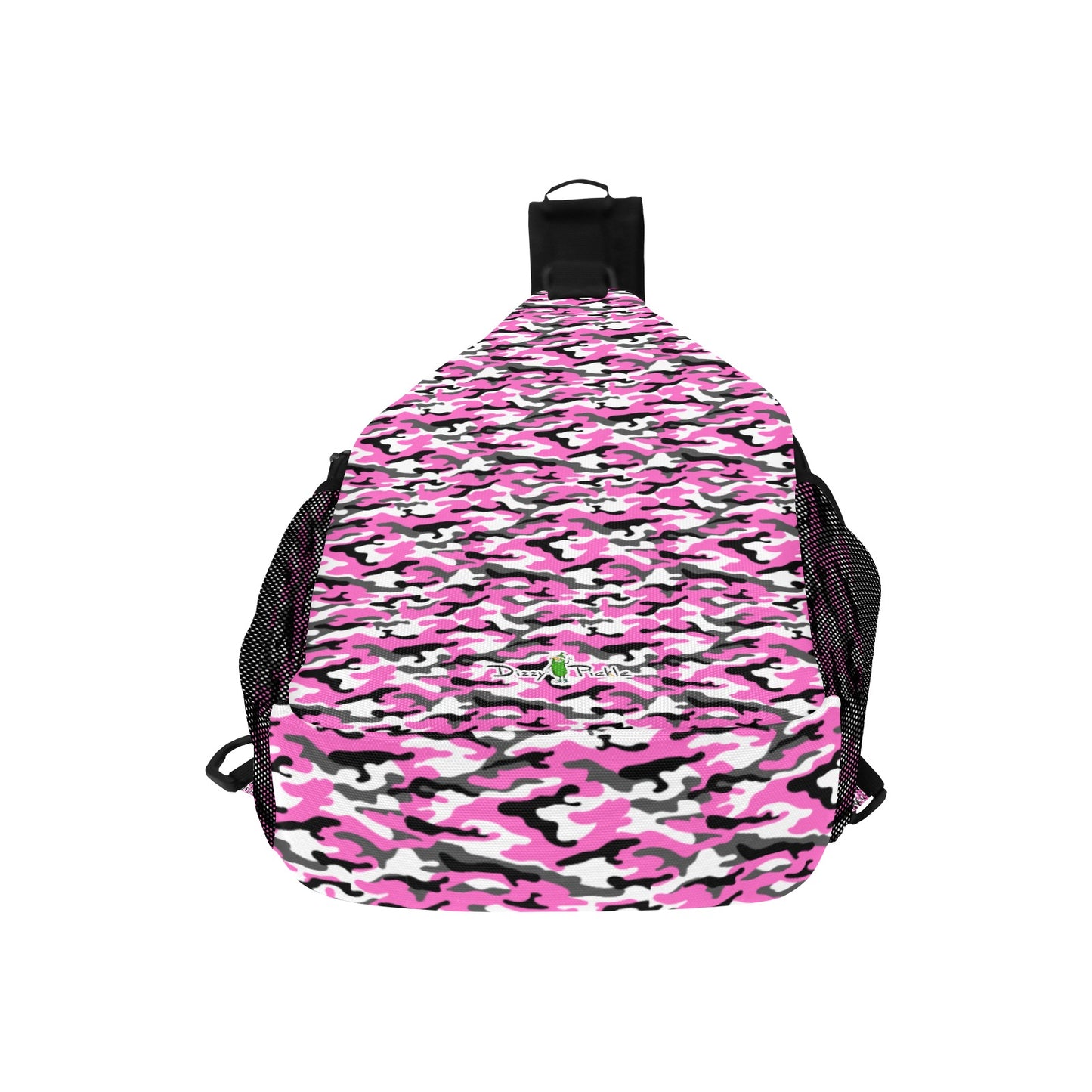 Dizzy Pickle Jan Pink Pickleball Grab-N-Go Crossbody Casual Chest Bag