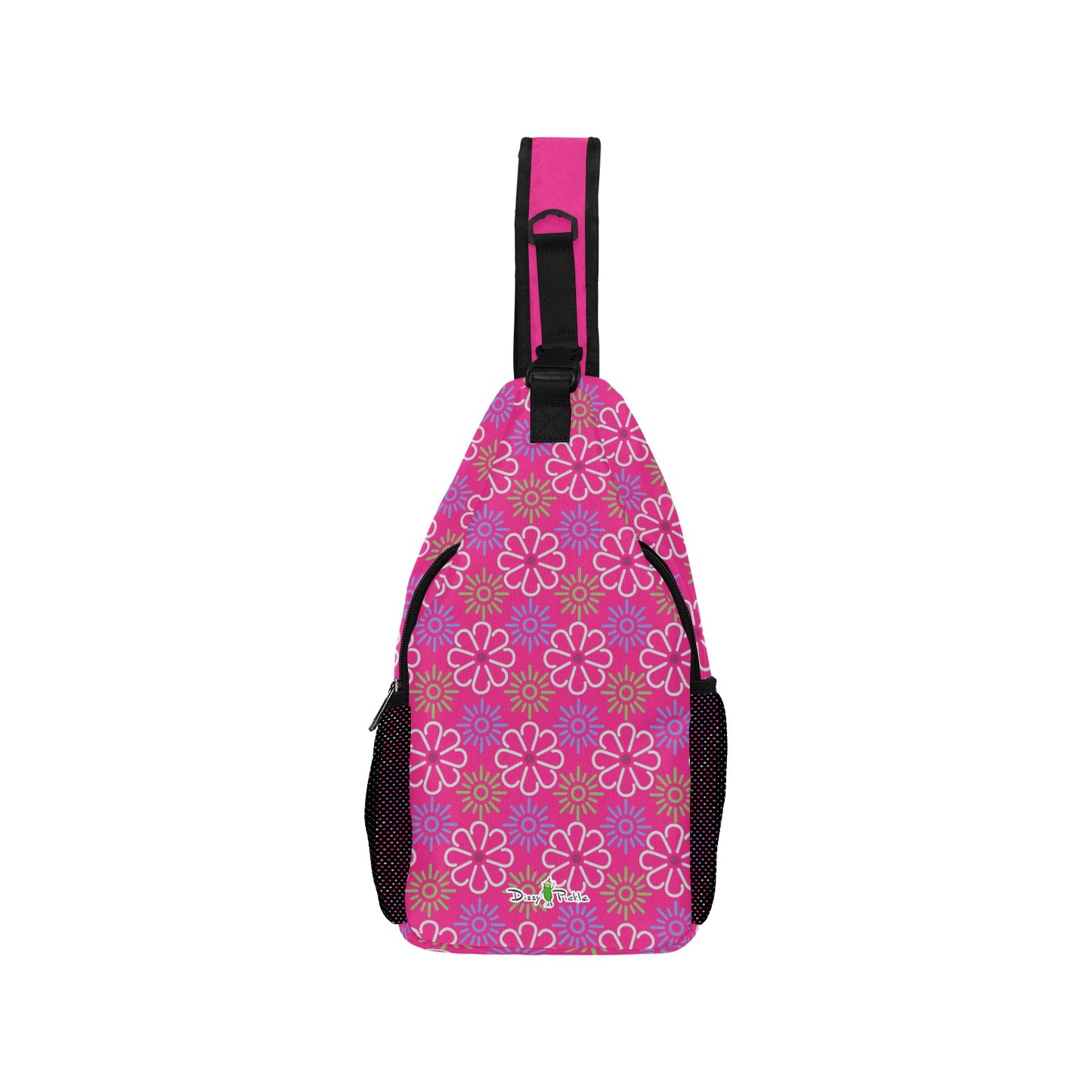 Dizzy Pickle April Pink Pickleball Grab-N-Go Crossbody Casual Chest Bag