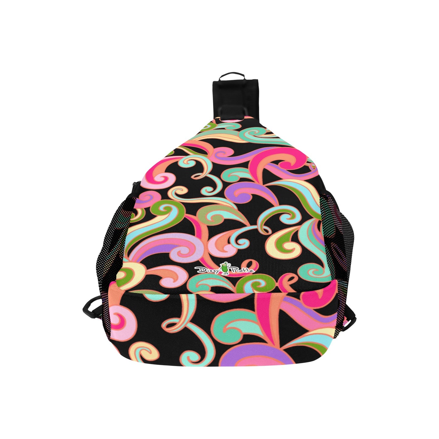 Dizzy Pickle Anna Black Pickleball Grab-N-Go Crossbody Casual Chest Bag