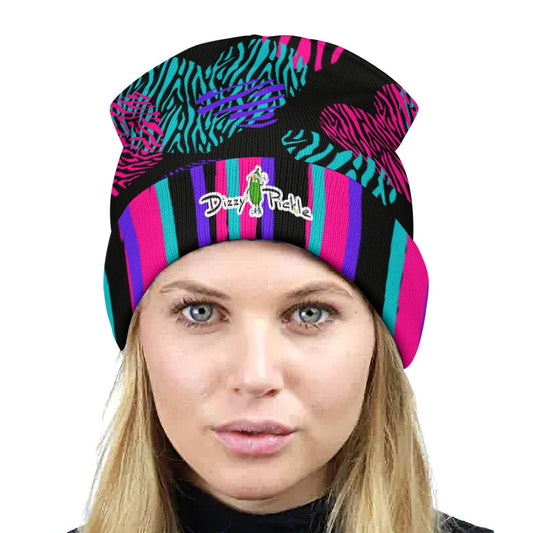 Dizzy Pickle Shelley Black One-Size Knitted Beanie